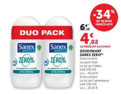 DEODORANT SANEX ZERO