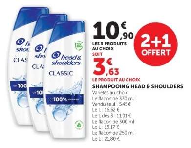 Shampooing Head & Shoulders