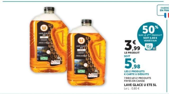 Lave Glace U Été 5L