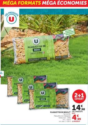 PLAQUETTES DE BOIS U