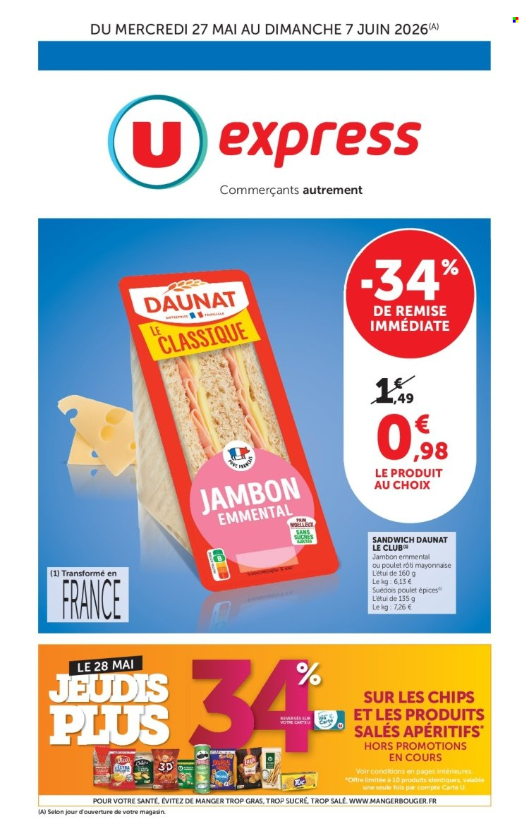 Catalogue U express - 27/05/2026 - 07/06/2026. Page 1