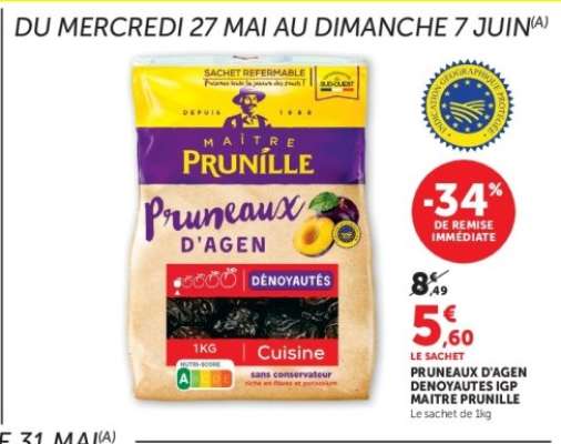 PRUNEAUX D'AGEN DENOUYATES IGP MAITRE PRUNILLE