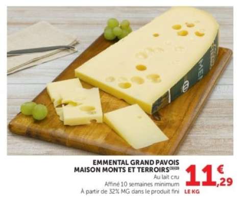 Emmental Grand Pavois Maison Monts et Terroirs