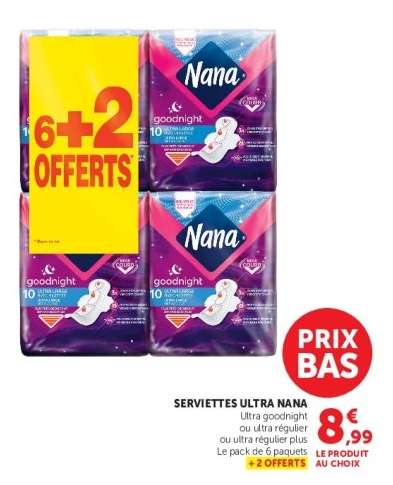 Serviettes Ultra NANA