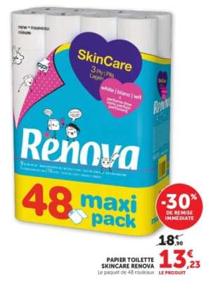 Papier Toilette Skincare Renova