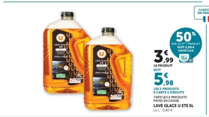 Lave Glace U Été 5L