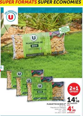 PLAQUETTES DE BOIS U
