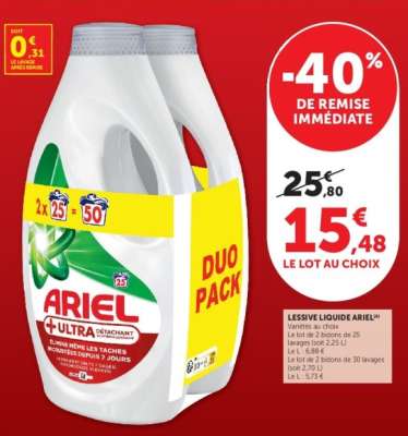 ARIEL + ULTRA DÉTACHANT DUO PACK