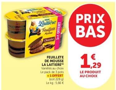 Feuilleté De Mousse La Laitière