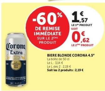 BIERE BLONDE CORONA 4,5°