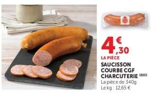Saucisson Courbe CGF Charcuterie