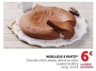 Moelleux 6 Parts
