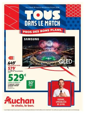 Catalogue Auchan - 26/05/2026 - 14/06/2026.