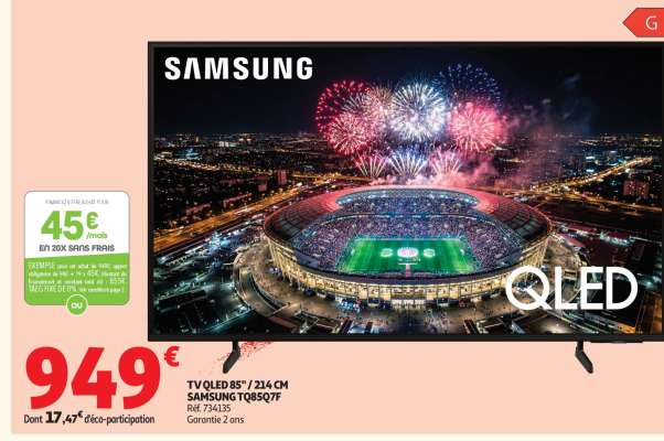 TV QLED 85" / 214 CM SAMSUNG TQ85Q75F