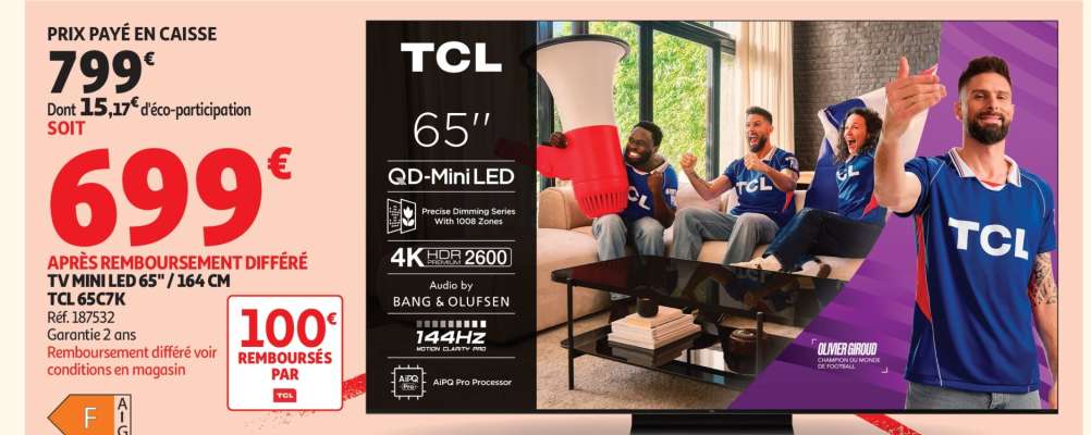 TV Mini LED 65" / 164 cm