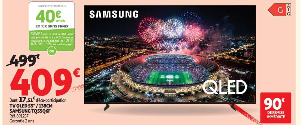 TV QLED 55''/138CM SAMSUNG TQ55Q6F