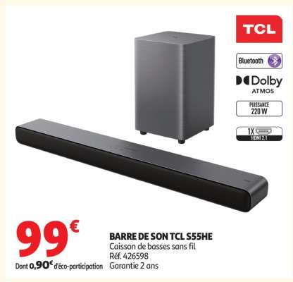 BARRE DE SON TCL S55HE
