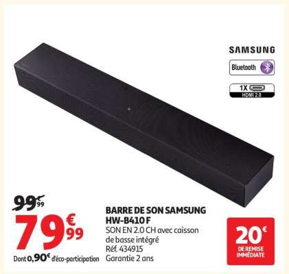 BARRE DE SON SAMSUNG HW-B410 F