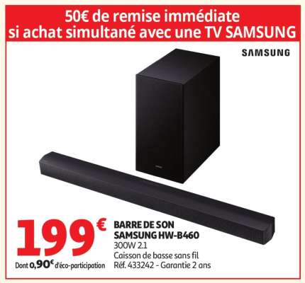 BARRE DE SON SAMSUNG HW-B460
