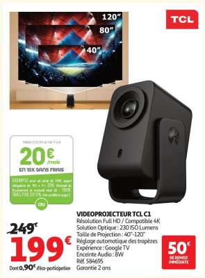 VIDEOPROJECTEUR TCL C1