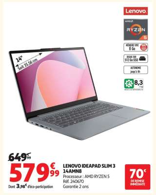 LENOVO IDEAPAD SLIM 3 14AMN8