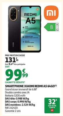 SMARTPHONE XIAOMI REDMI A5 64GO