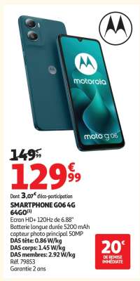 SMARTPHONE G06 4G 64GO