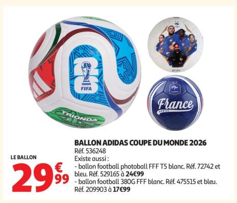BALLON ADIDAS COUPE DU MONDE 2026