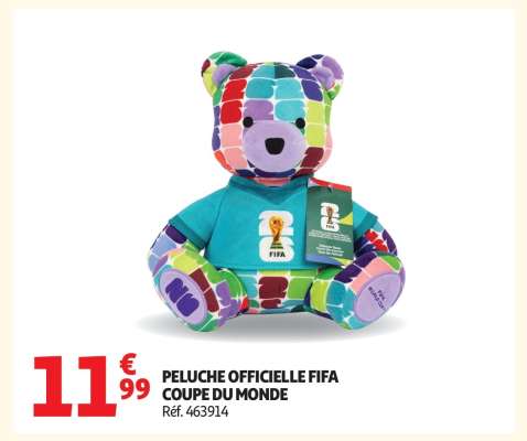 PELUCHE OFFICIELLE FIFA COUPE DU MONDE