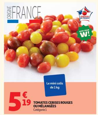 Tomates Cerises Rouges Ou Mélangées