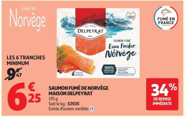 Saumon Fumé De Norvège Maison Delpeyrat