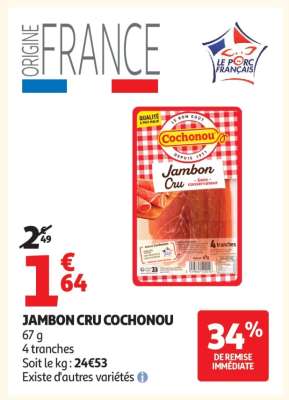 JAMBON CRU 'COCHONOU'