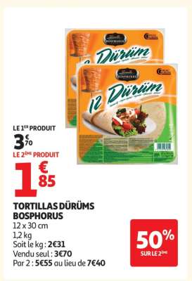 TORTILLAS DÜRÜMS BOSPHORUS