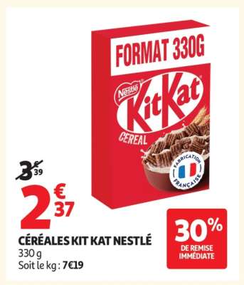 Céréales Kit Kat Nestlé