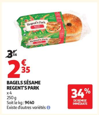 Bagels Sésame Regent's Park