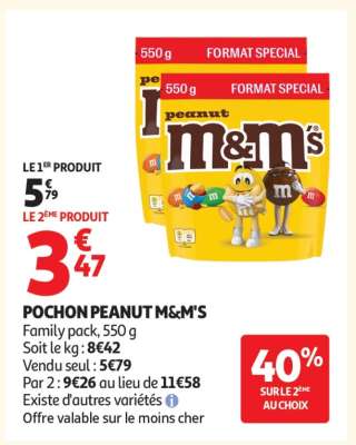 Pochon Peanut M&M's