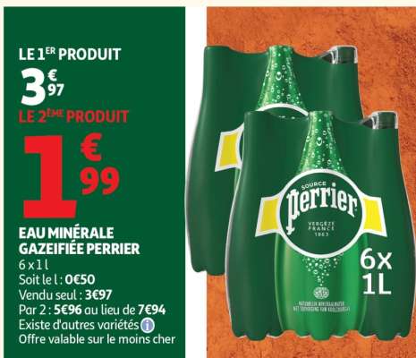 Eau Minérale Gazeifiée Perrier