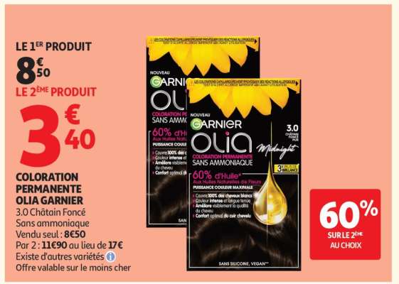 COLORATION PERMANENTE OLIA GARNIER