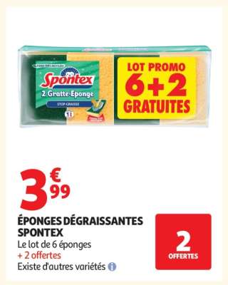 ÉPONGES DÉGRAISSANTES SPONTEX
