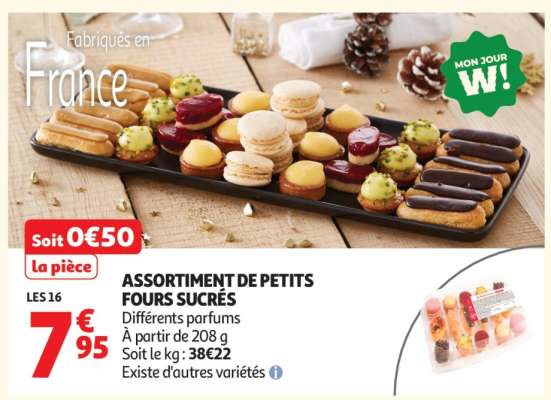 Assortiment De Petits Fours Sucrés
