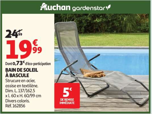 BAIN DE SOLEIL À BASCULE