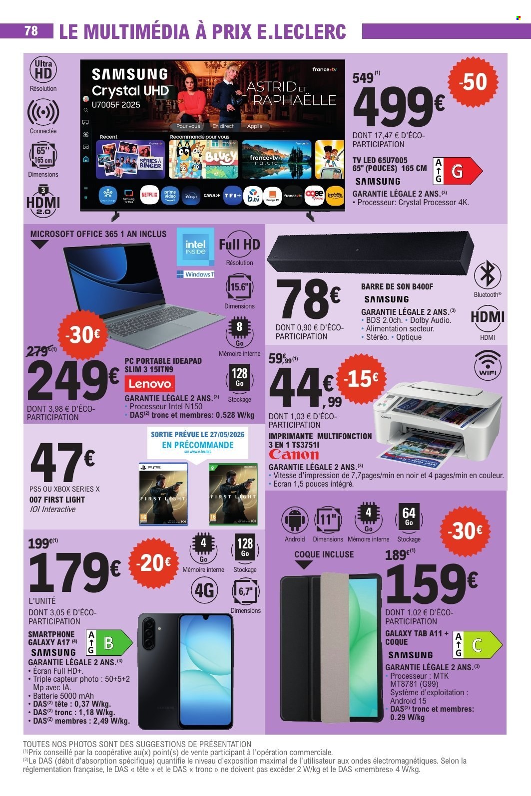Catalogue E.Leclerc - 26/05/2026 - 06/06/2026. Page 78