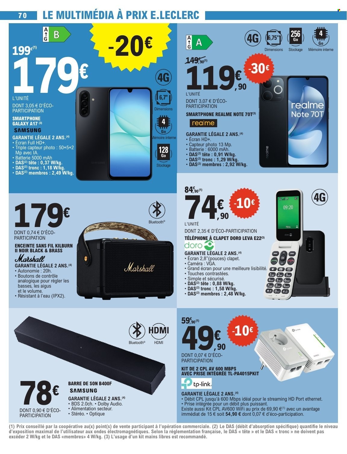 Catalogue E.Leclerc - 26/05/2026 - 06/06/2026. Page 70