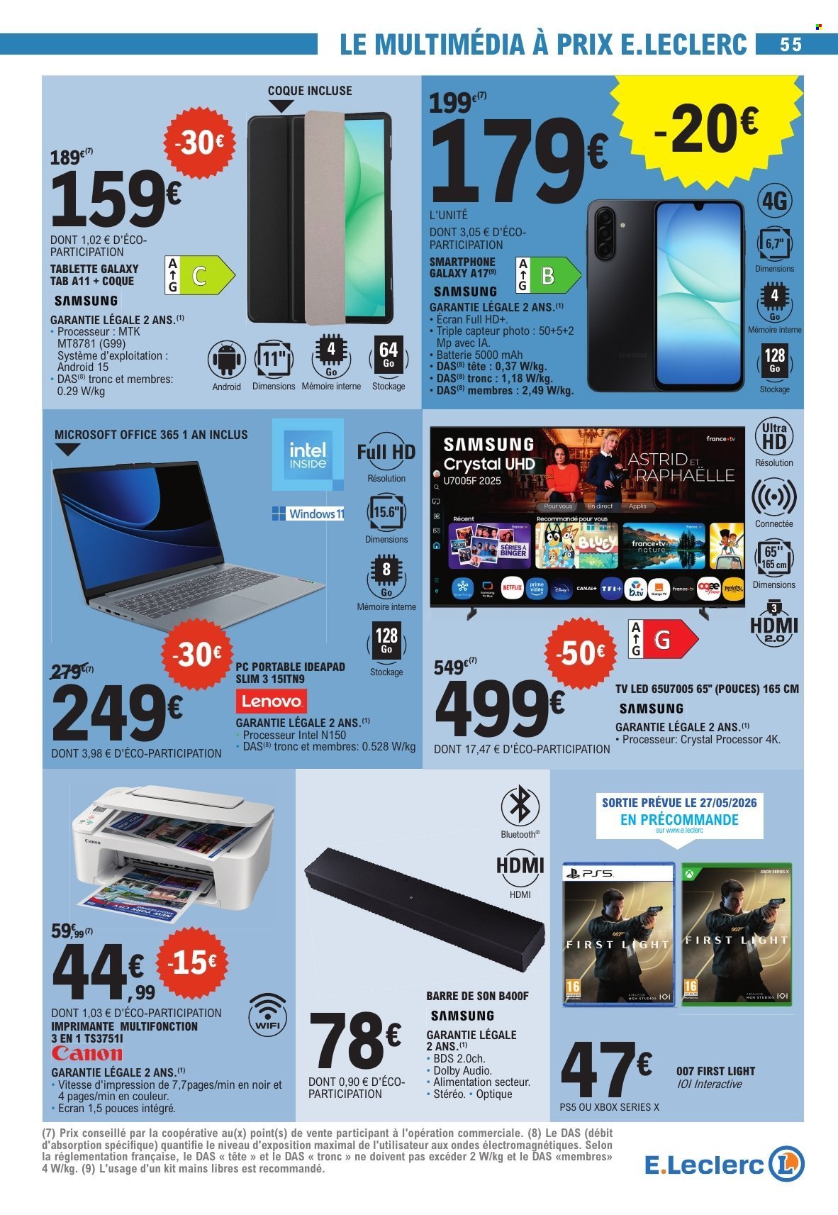 Catalogue E.Leclerc - 26/05/2026 - 06/06/2026. Page 55