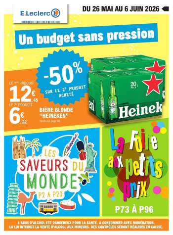 Catalogue E.Leclerc - 26/05/2026 - 06/06/2026.