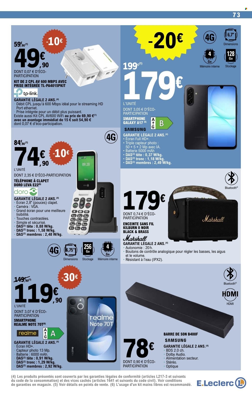 Catalogue E.Leclerc - 26/05/2026 - 06/06/2026. Page 73