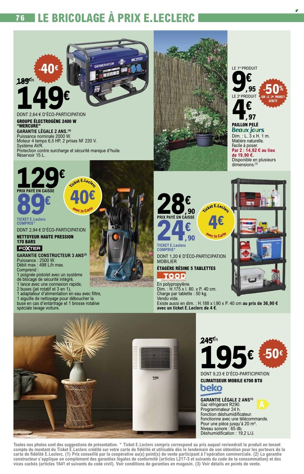 Catalogue E.Leclerc - 26/05/2026 - 06/06/2026. Page 76
