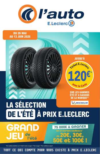 Catalogue E.Leclerc - 26/05/2026 - 13/06/2026.