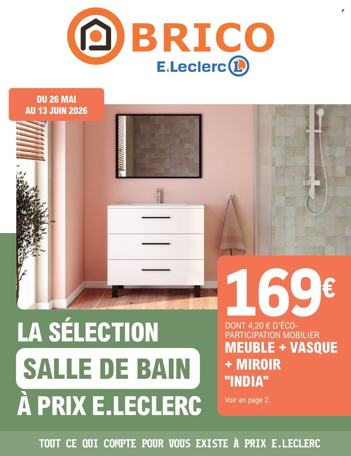 Catalogue E.Leclerc - 26/05/2026 - 13/06/2026. Page 1
