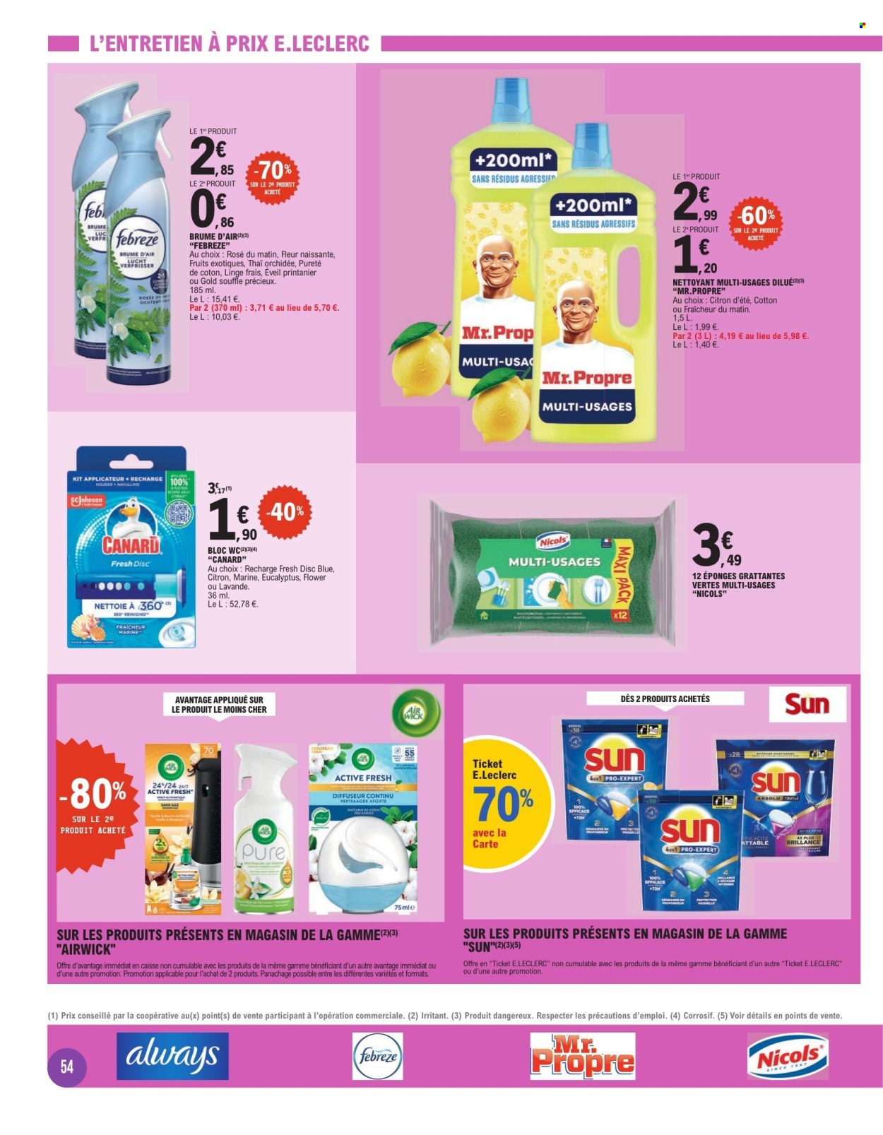 Catalogue E.Leclerc - 26/05/2026 - 06/06/2026. Page 54